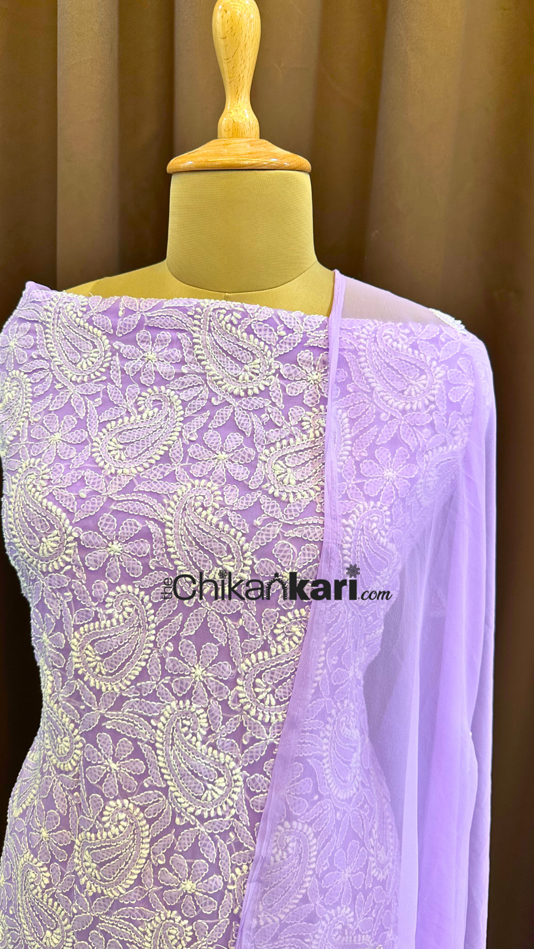 Semi Georgette 3pc Suit