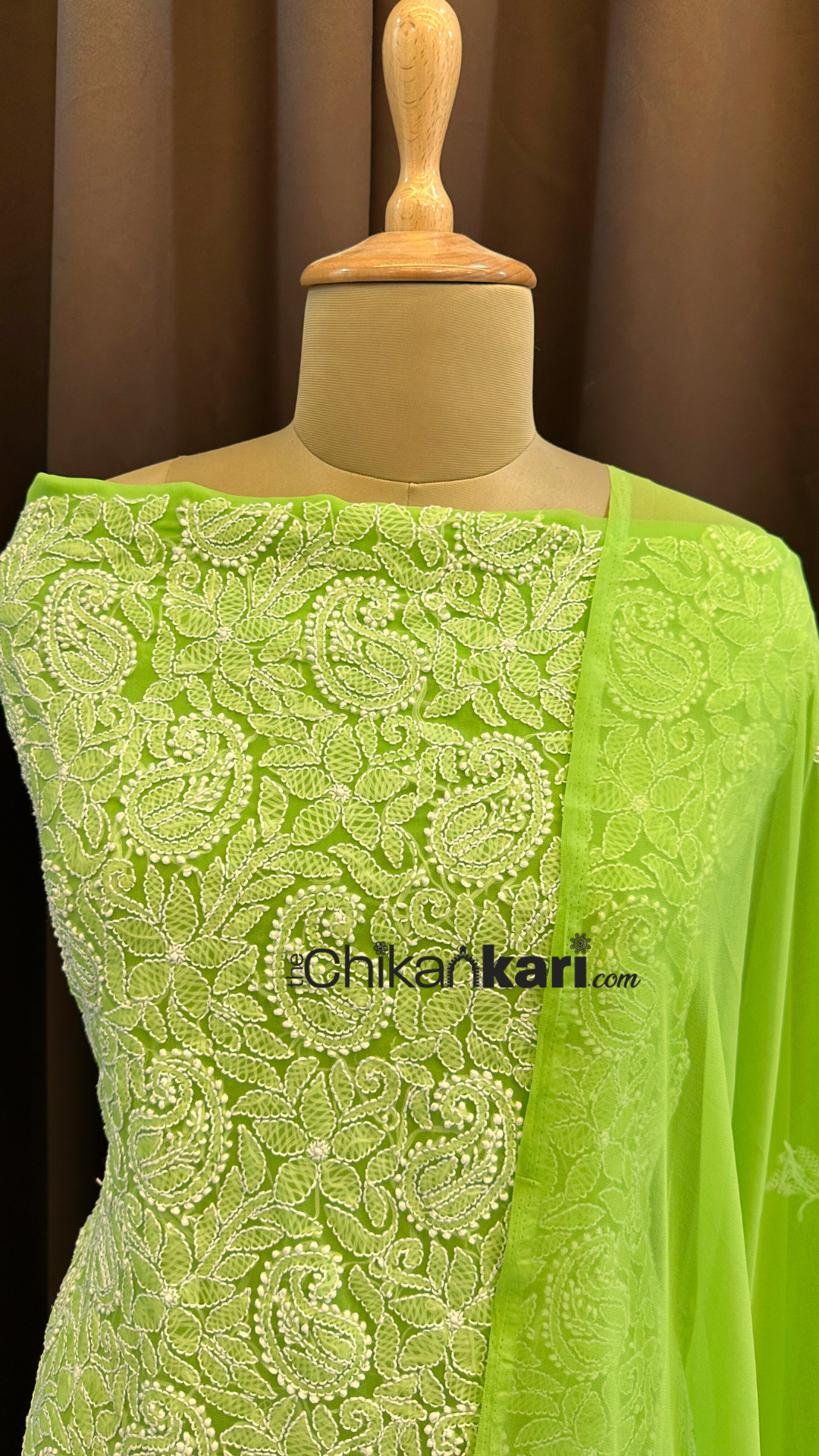 Semi Georgette 3pc Suit