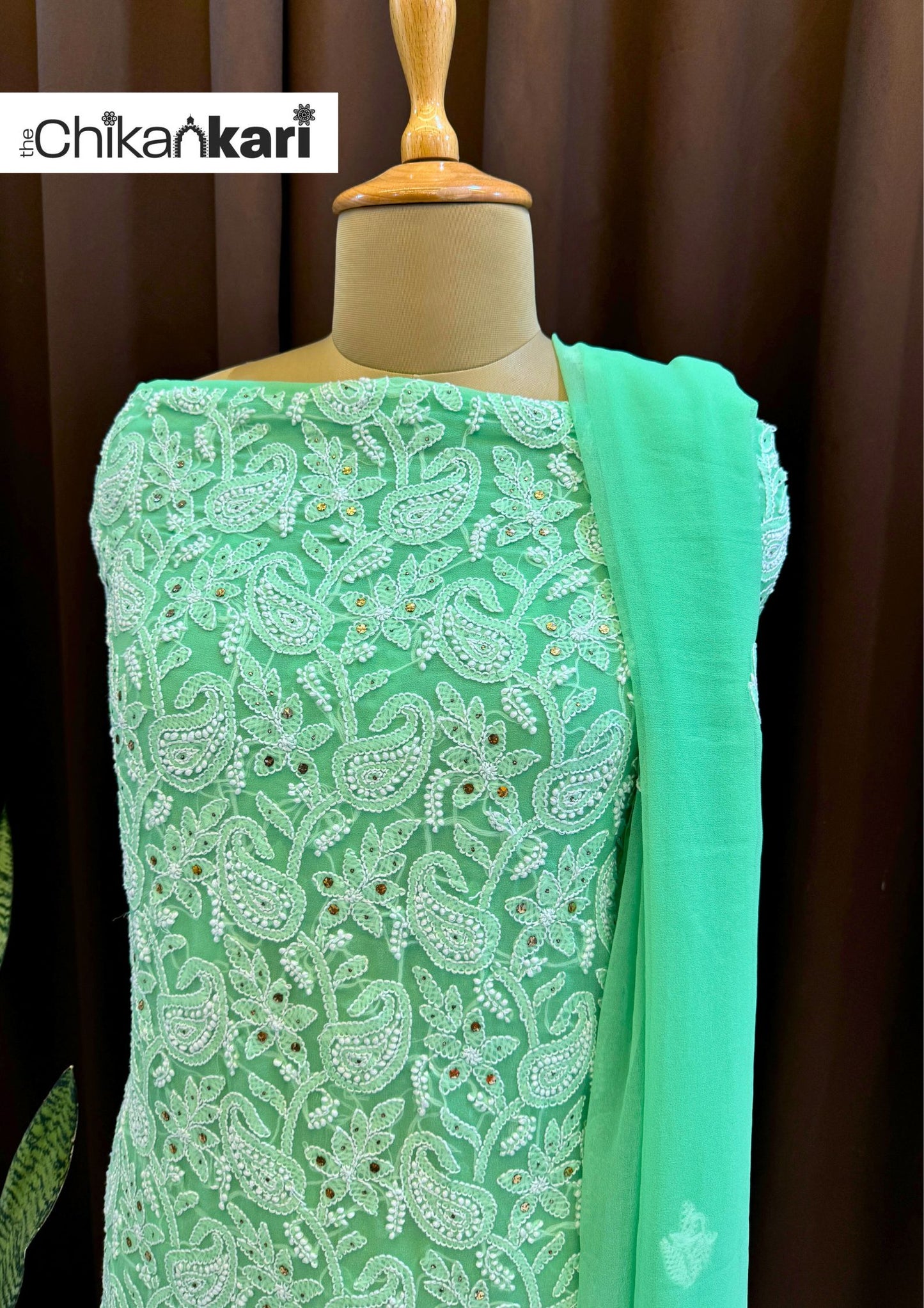 Georgette Chikan 3pc Suit