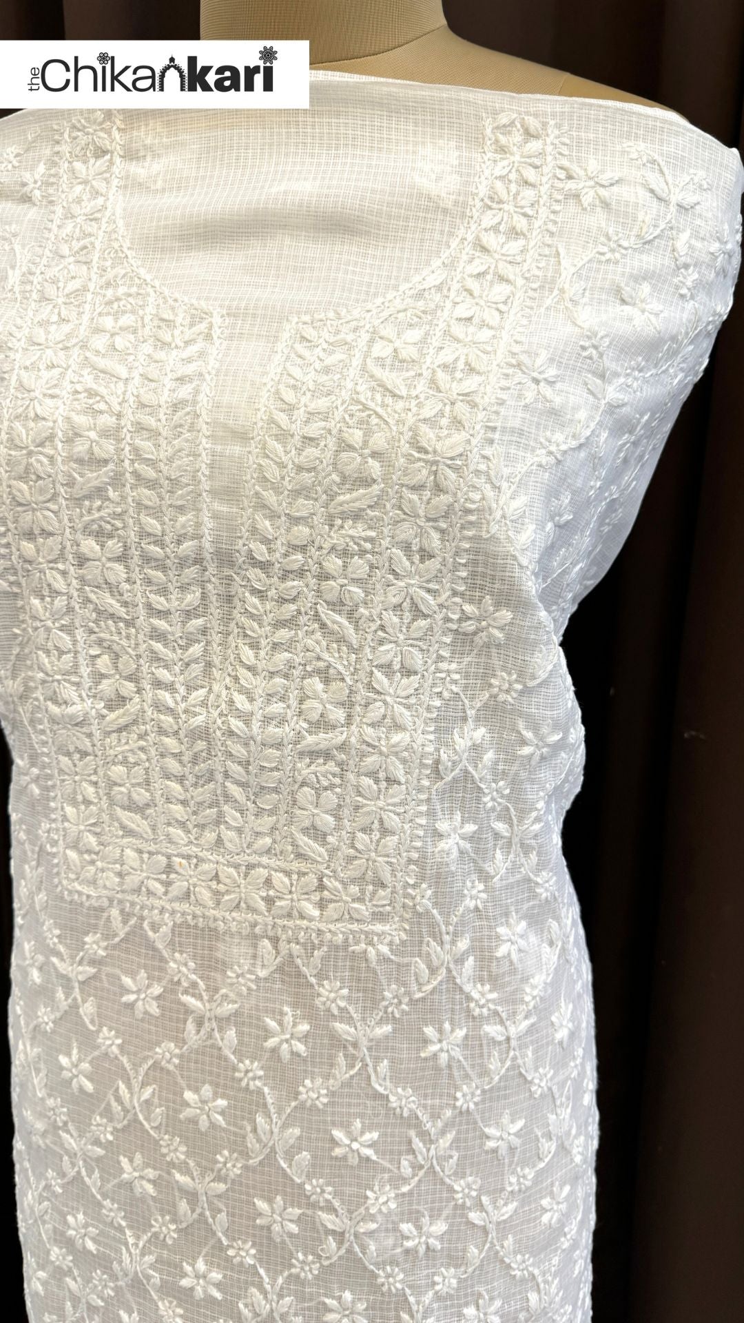 Chikankari Kota Doria Kurta