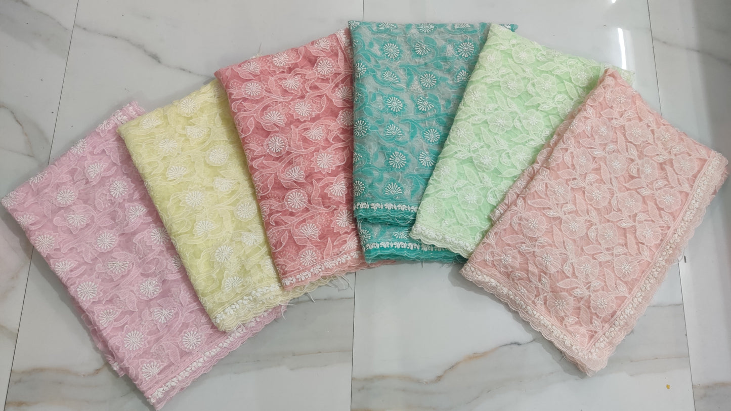 Net Applique Kota Doria Dupatta