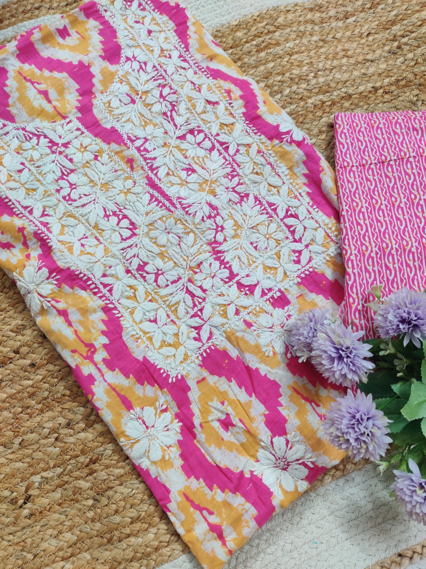Chikankari Pure Cotton Suit