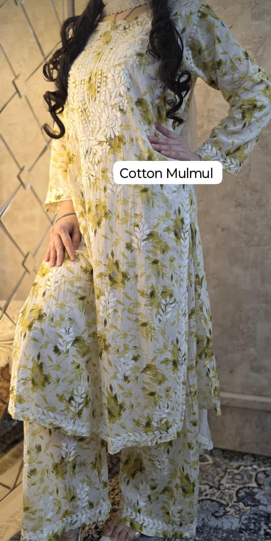 Mulmul Kurti & Plazzo Set