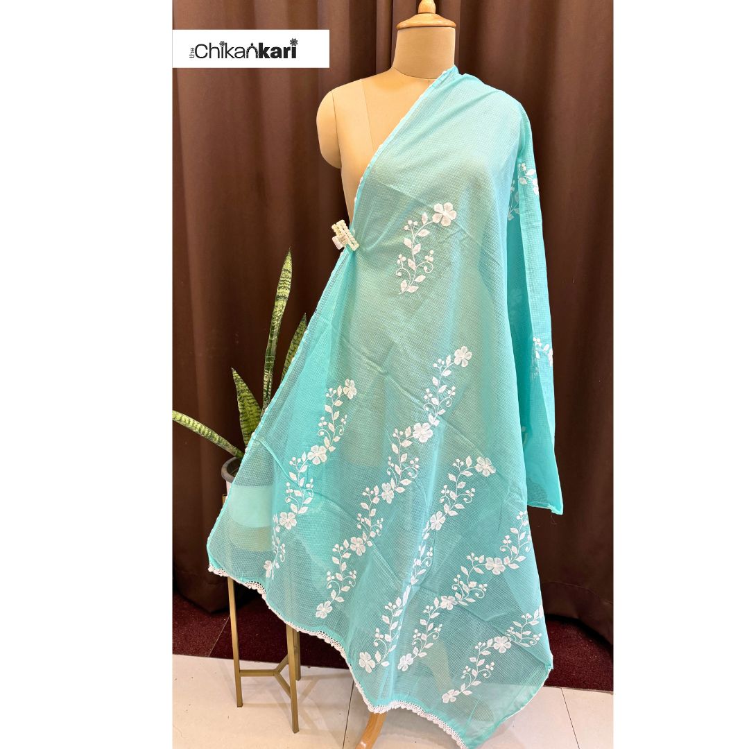 Phool Patti Applique Dupatta