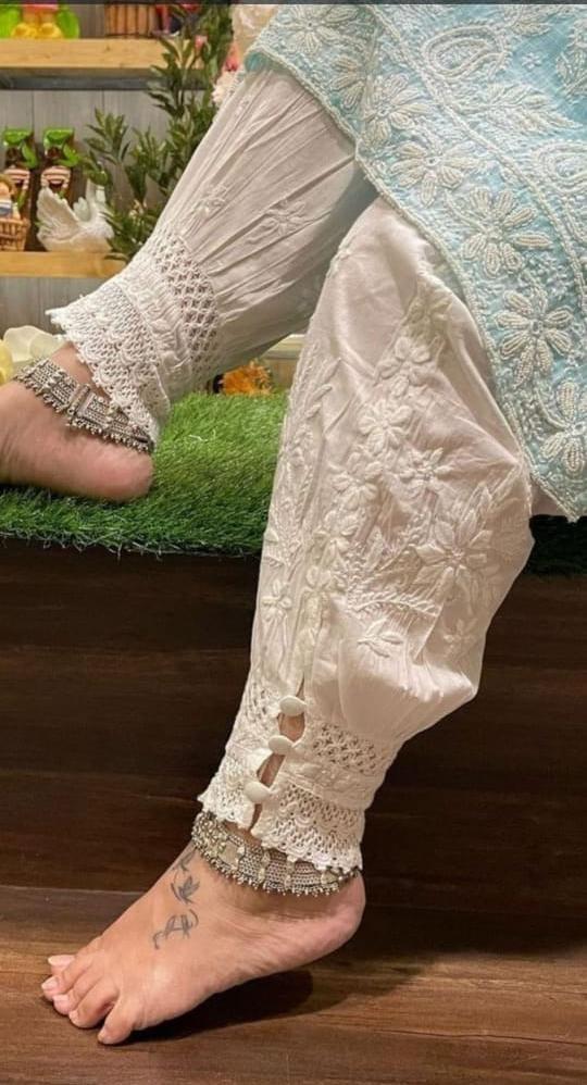 Chikankari Afghani Salwar