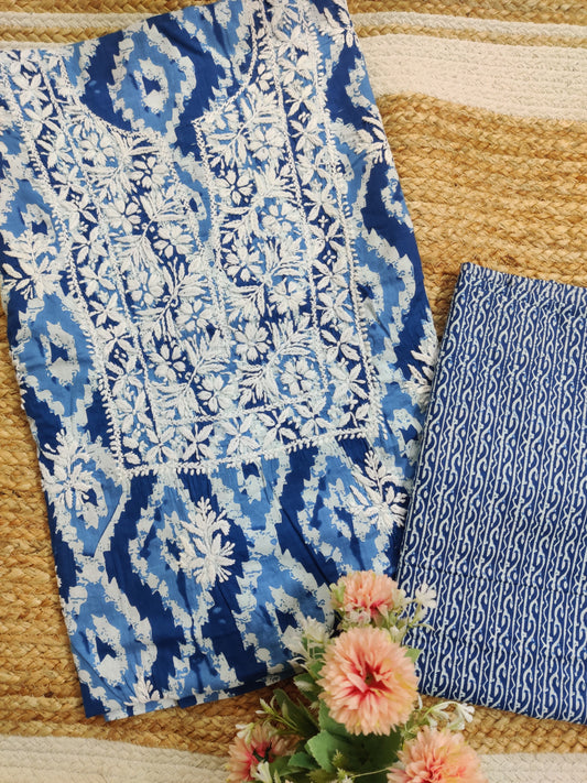 Chikankari Pure Cotton Suit