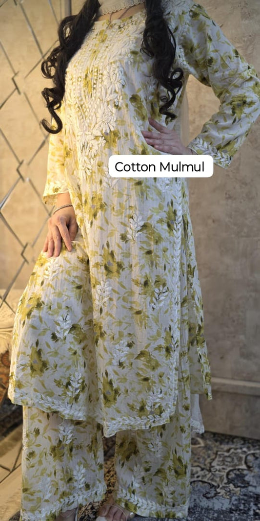 Mulmul Kurti & Plazzo Set