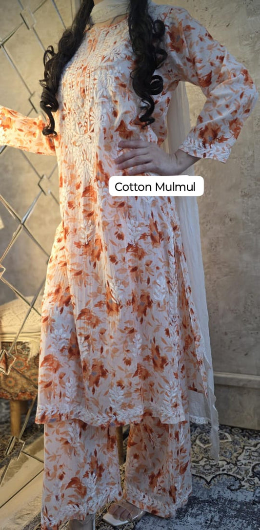 Mulmul Kurti & Plazzo Set