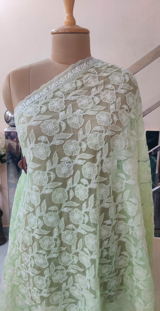 Net Applique Kota Doria Dupatta